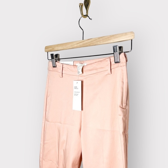Nwt H&M Pink Trouser Pants (Sz 4) - Picture 3 of 4